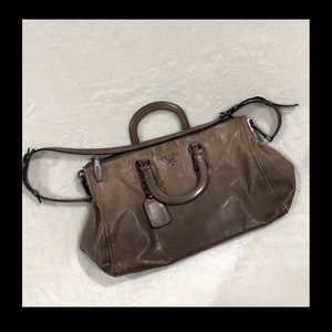 Prada Ardesia Ombre Leather Bag